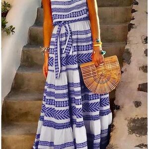 Print Maxi Dress XS/S